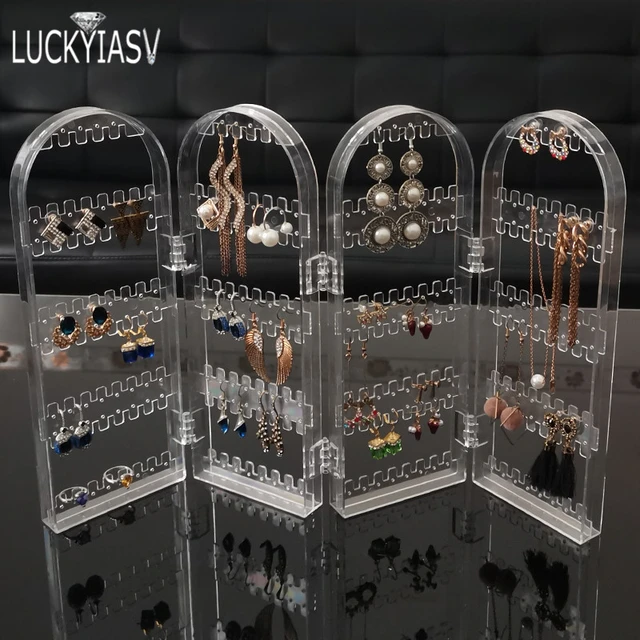 Plastic earring holders hot sale