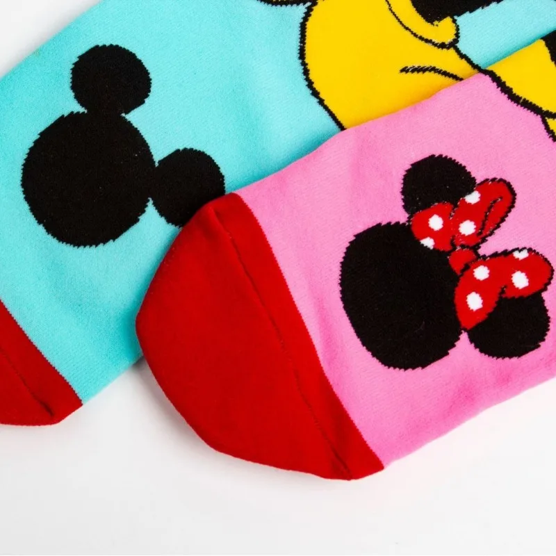 Disney Mickey Mouse Socks Children\'s Padded Warm Mid-Calf Socks Girls Winter Soft Funny Sleep Floor Cotton Socks Christmas Gift