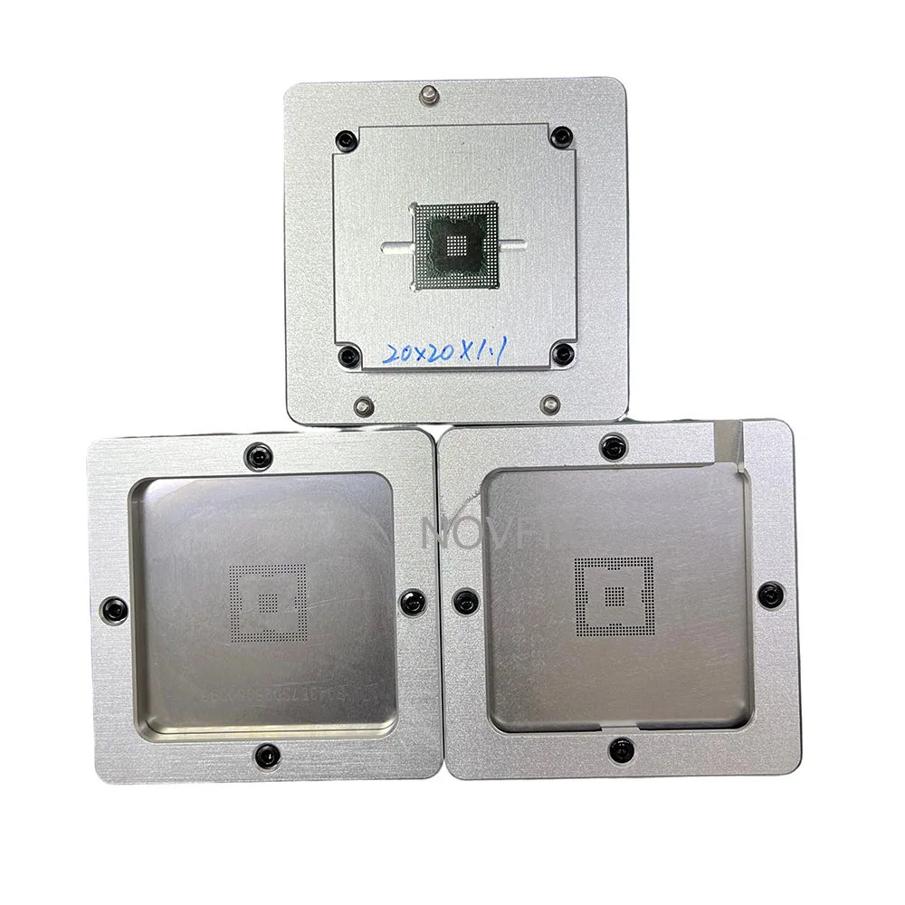 Kit Reballing Pasta saldante Stencil TDFP05-2008 76F0085 Chip IC BGA STAZIONE REBALLING per computer di bordo automobilistico