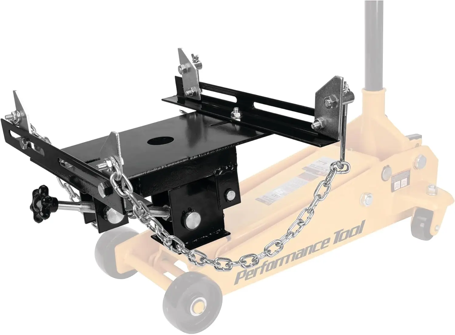 

Universal Transmission Jack Adapter for Floor Jacks, 300lb Capacity, Adjustable Tilt