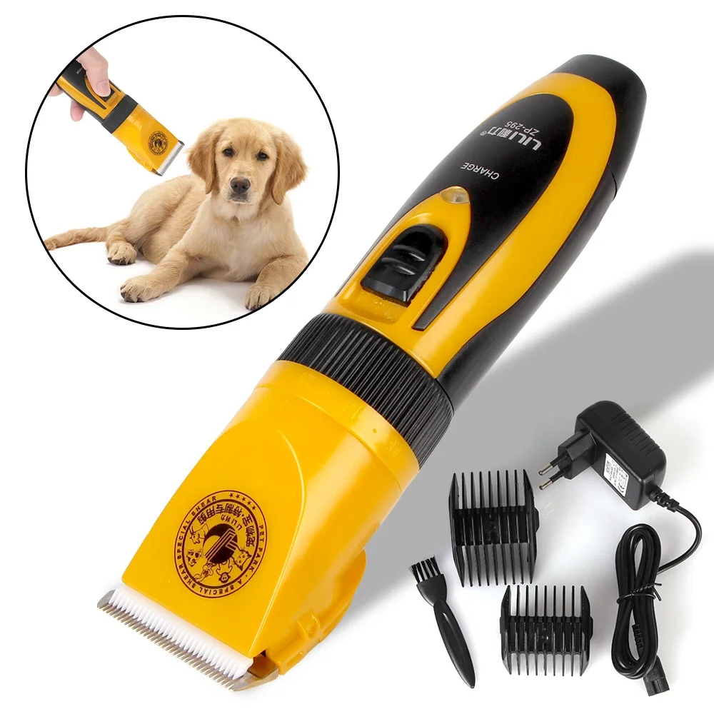 Tondeuse voor huisdieren Keramisch mes Elektrische schaar voor konijn Kat Puppy Grooming Clipper Cutter Kapsel Trimmer Scheerapparaat Set