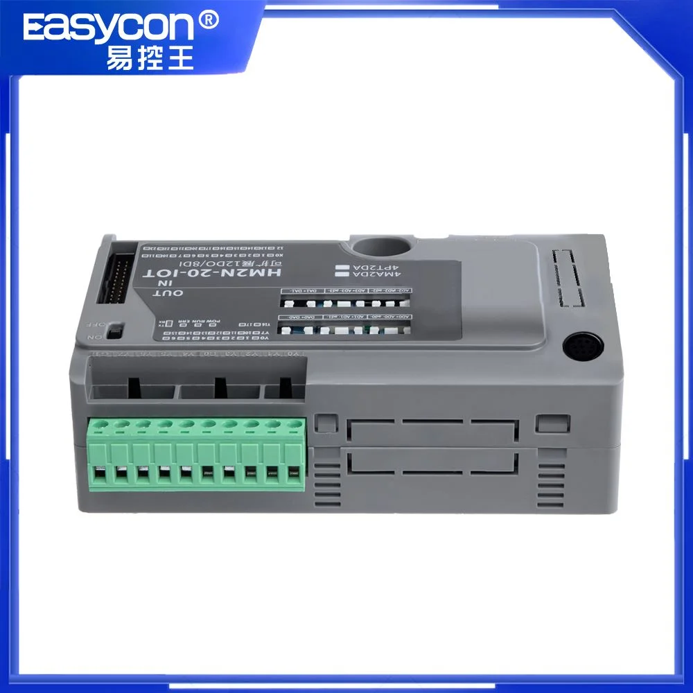 HM2N-20MR-4AD-2DA With Analog/ 12DI 8DO 4AI 2AO PLC CNC Controller Compatible with FX2N FX1N PLC