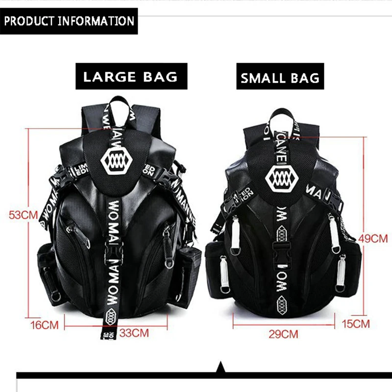 Fashion Motorcycle Helmet Bag Knight Outdoor Riding Luggage Pack Motorbike Riding Package Casual Large Capacity Backpack