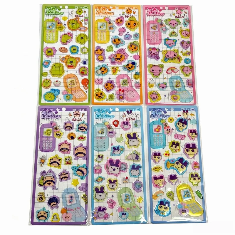 Neue Tamagotchi Mametchi Kuchipatchi Cartoon-Kreativ-Aufkleber, dreidimensionale Klebeaufkleber, personalisierte Animations-Peripherieaufkleber – Detail 3