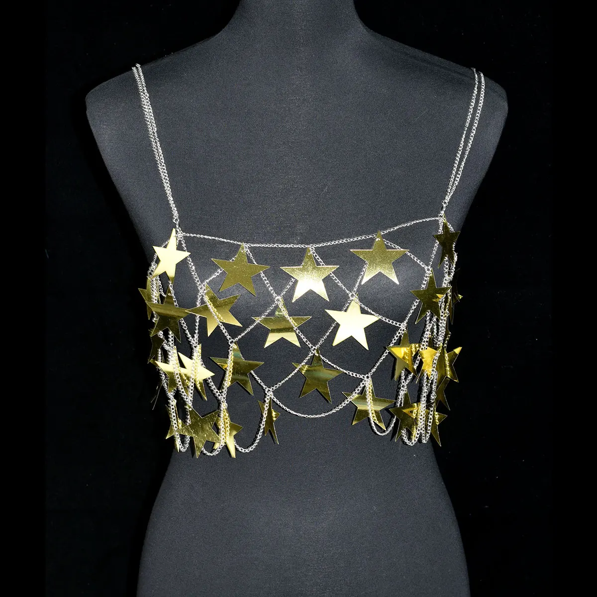 Fashion Sequenant Thin sequins Star Makes Maked Women\'s Underwear Accessories  Body Jewelry Skirt Beachy Sexy Waist Chain