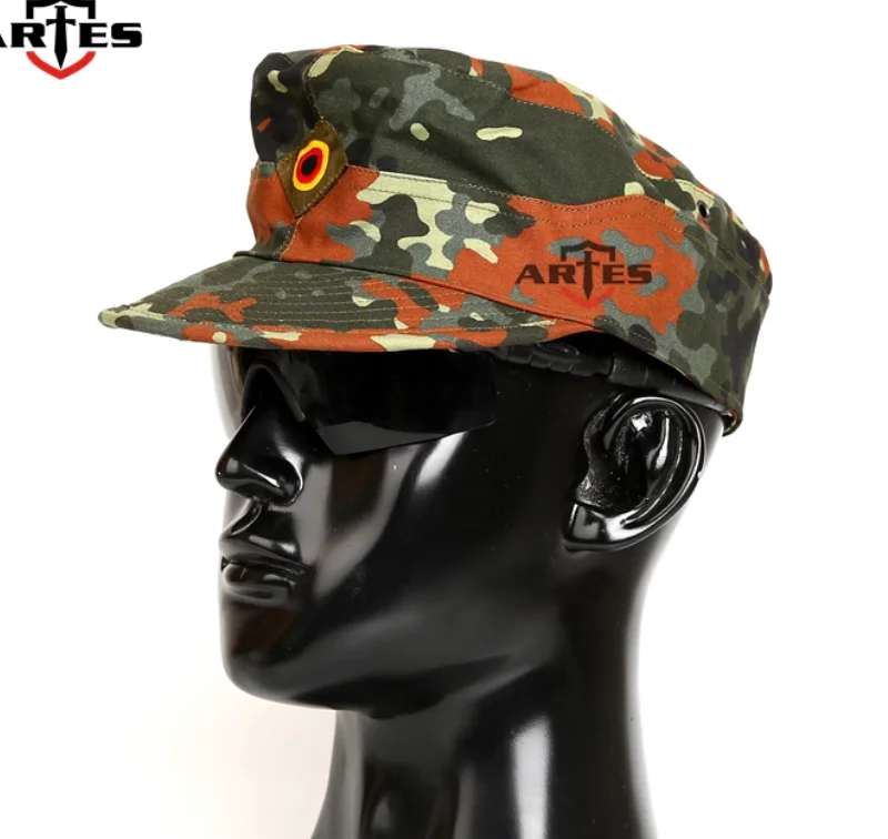 German Spotted Camouflage Combat Hat Military Enthusiast Tactical Hat