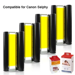 Ink Cartridge Cassette Film KP-108IN KP108IN RP-108IN 4*6 inch Compatible for Canon Selphy CP Series CP1300 CP1200 CP1000 Photo