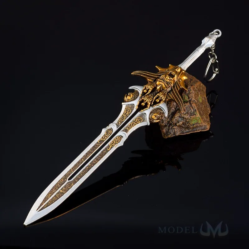 22cm Ares Kratos Blade of Olympian Zeus Game peripherals Exquisite Weapon Keychain Metal Model Knife Katana Gift Toys collection