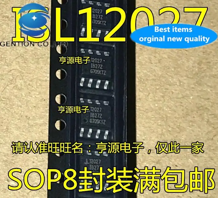 10Pcs 100% Original New In สต็อก ISL12027IB27Z ISL12027 12027 SOP8นาฬิกา IC