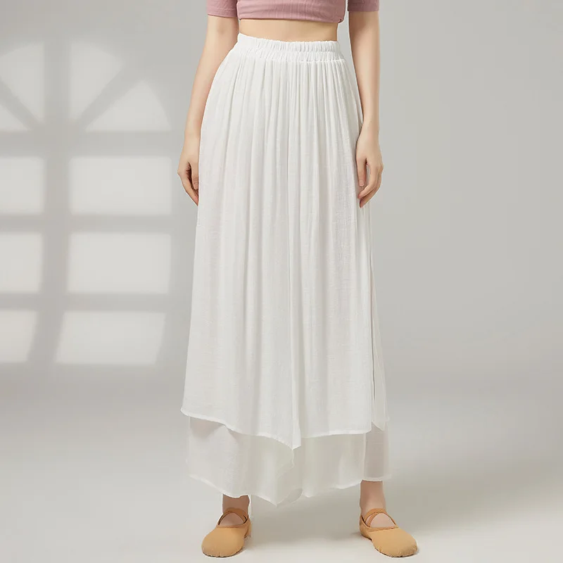 Asymmetrische Damen Tanzhose weites Bein - usage example