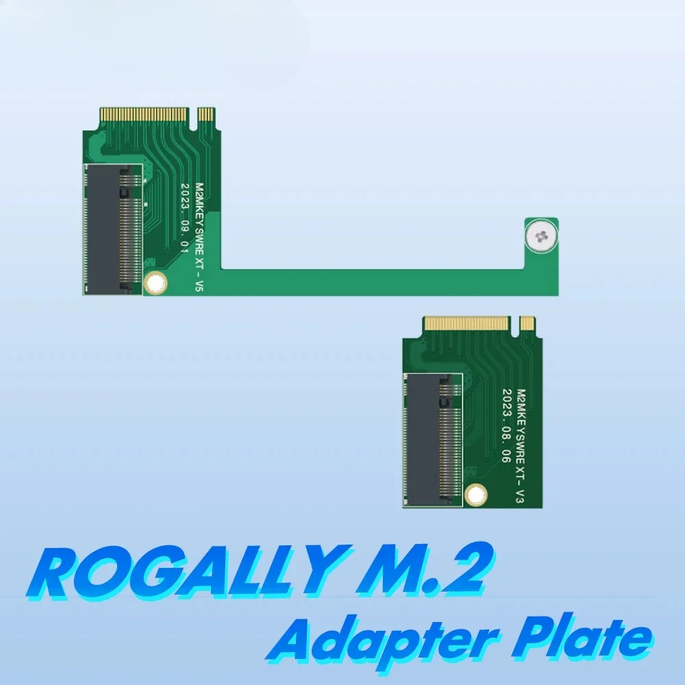 For Rog Ally Handheld Conversion 2230 - 2280 SSD Hard Drive Expansion Board NVME M-Key M.2 PCIE 4.0 90 Degree Adapter Long/Short