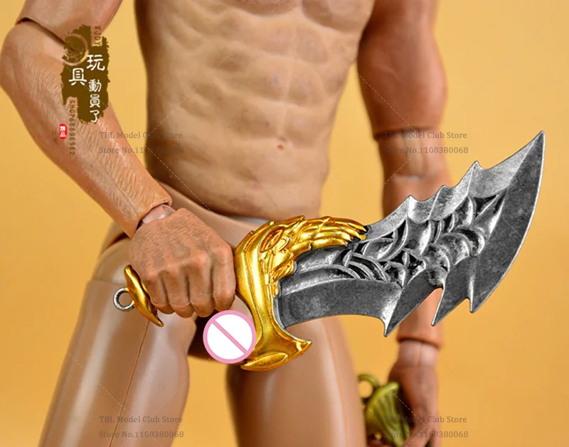 1/6 Scale Male Mini- Toys Greek Mythology God of War Kratos Blades of Chaos For 12-inch Action Figure Soldier Scene Props view 5
