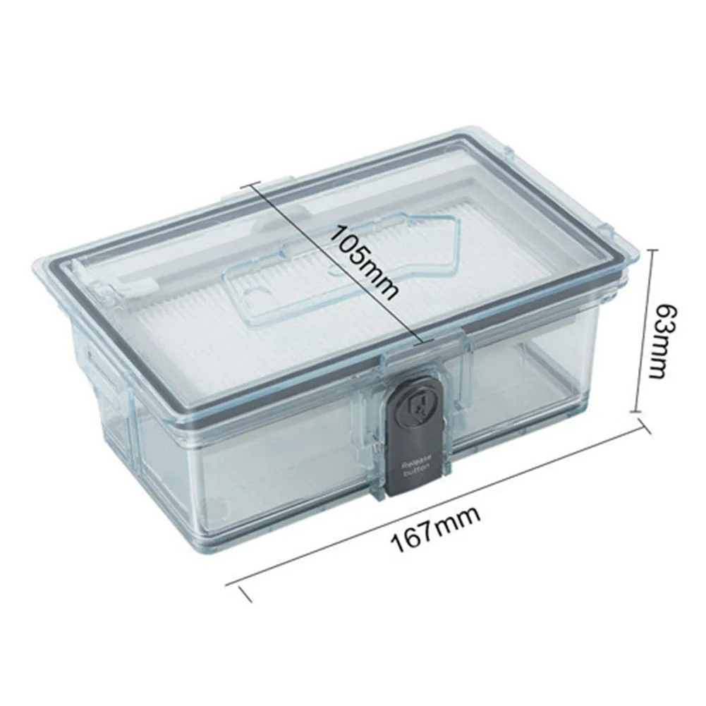 Dust Collection Dust Box Home Cleaning As Shown Advanced Hepa Filtration System Dustbin ABS Plastic Construction