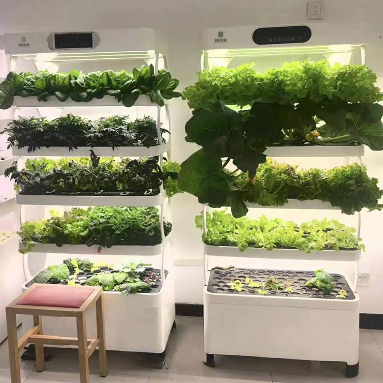 Hydroponic Vegetable Cabinet Indoor Intelligent Planting Machine Balcony Vegetable Growing Device Soilless Cultivation Equipment