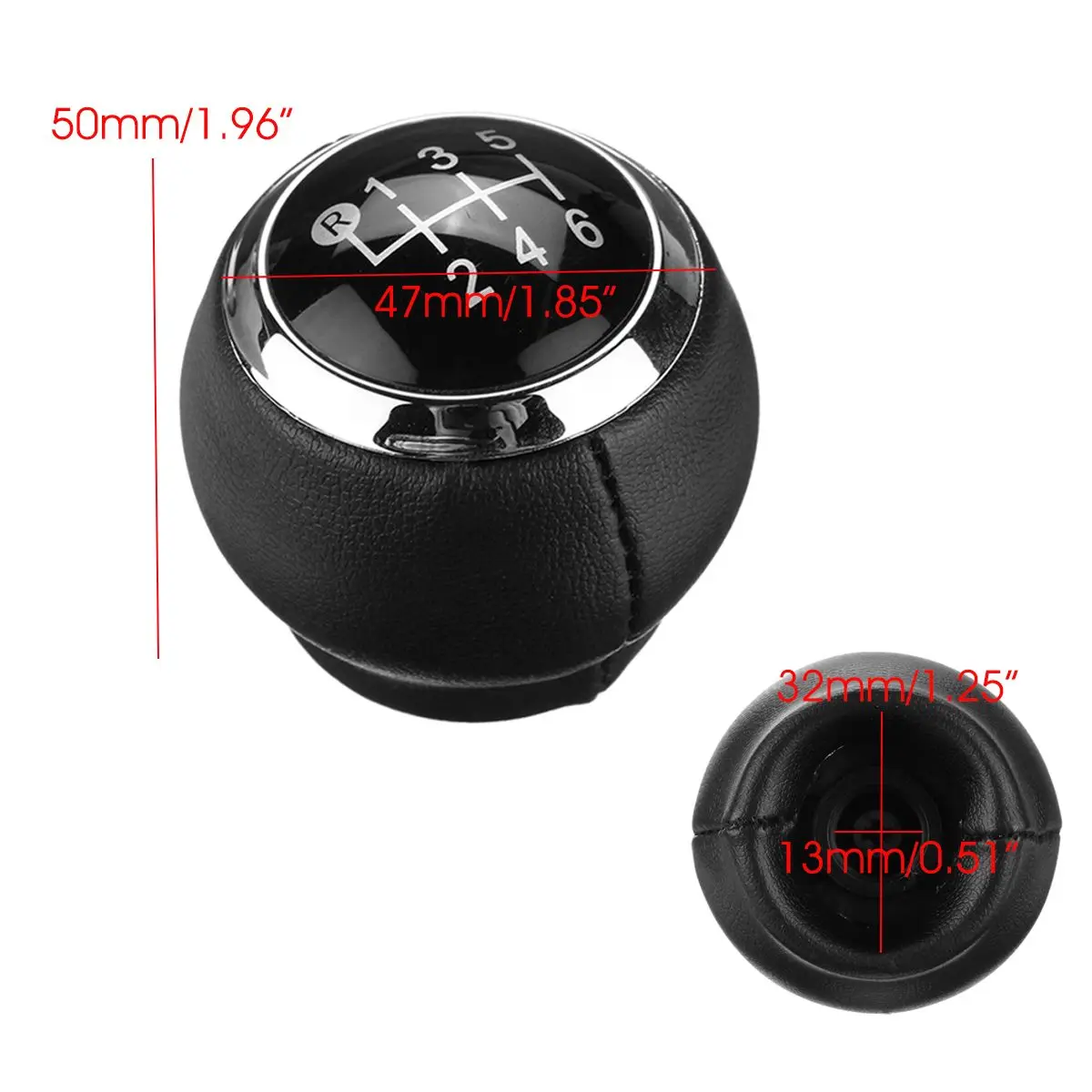 1pcs 5/6 Speed Car Gear Shift Knob Lever Shifter Stick Handball For Toyota Corolla RAV4 Avensis Yaris Verso Auris Aygo view 3