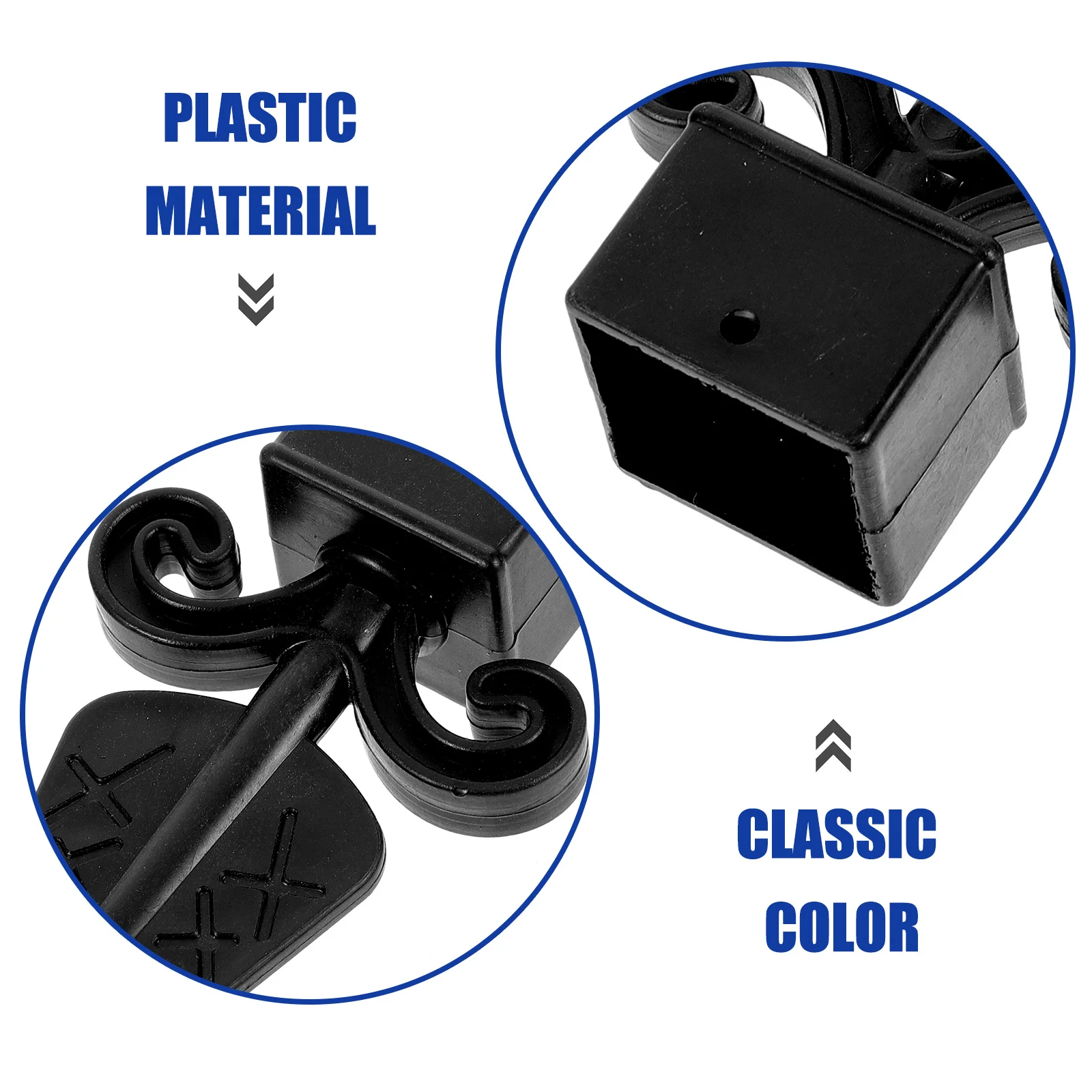 

10Pcs Plastic Fence Post Caps Heavy Duty Weather Resistant Covers for Garden Deck Posts Decorative Guardrail Column Wraps