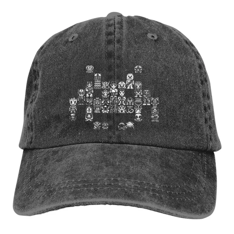 Pure Color Dad Hats Space Invaders Arcade Shooter Game Pop Culture Women's Hat Sun Visor Baseball Caps Peaked Cap