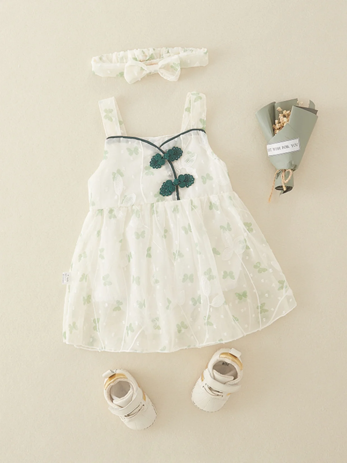 프린스 슬레 베이비 걸 레어 세트 스트랩 디자인 보트 커버 스커트 포함 여름 의상 신생아 여아 옷