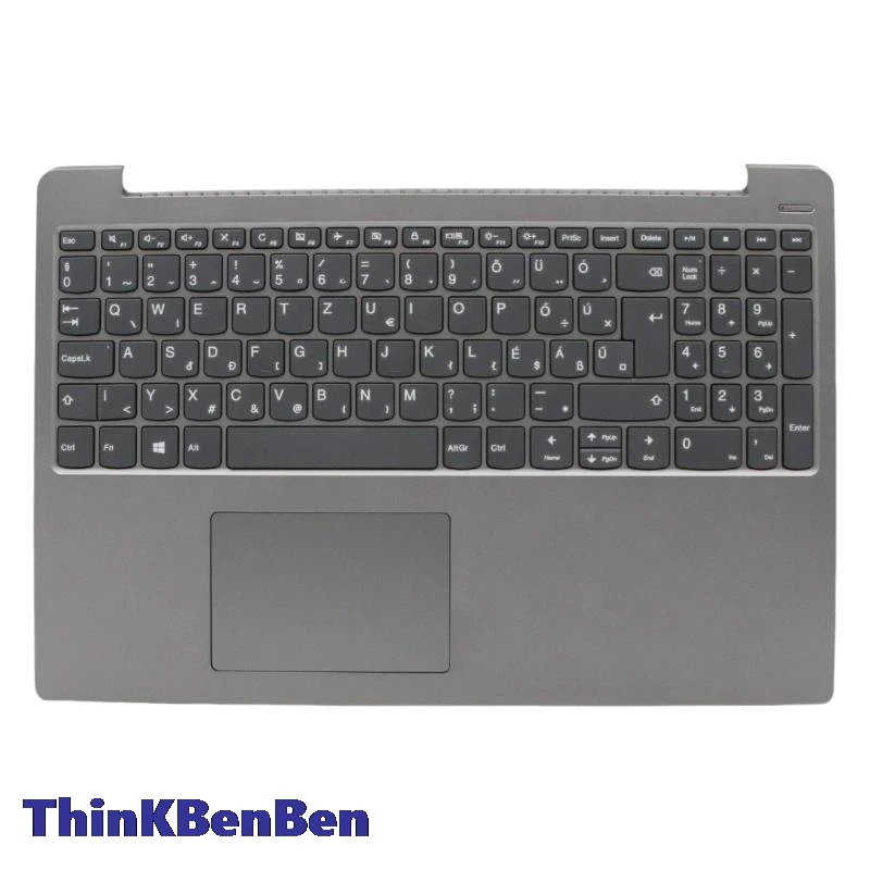 HU Hungarian Mineral Gray Keyboard Upper Case Palmrest Shell Cover For Lenovo Ideapad 330S 15 15IKB GTX1050 5CB0R57689