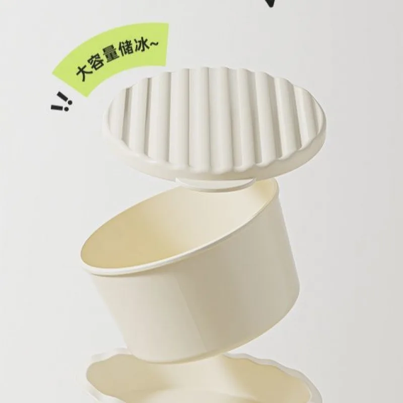 수동식 미니 내구성 수동 소형 빙수 기계 핸드 크랭크 얼음 분쇄기 이동식 가정용 아이스크림 도구