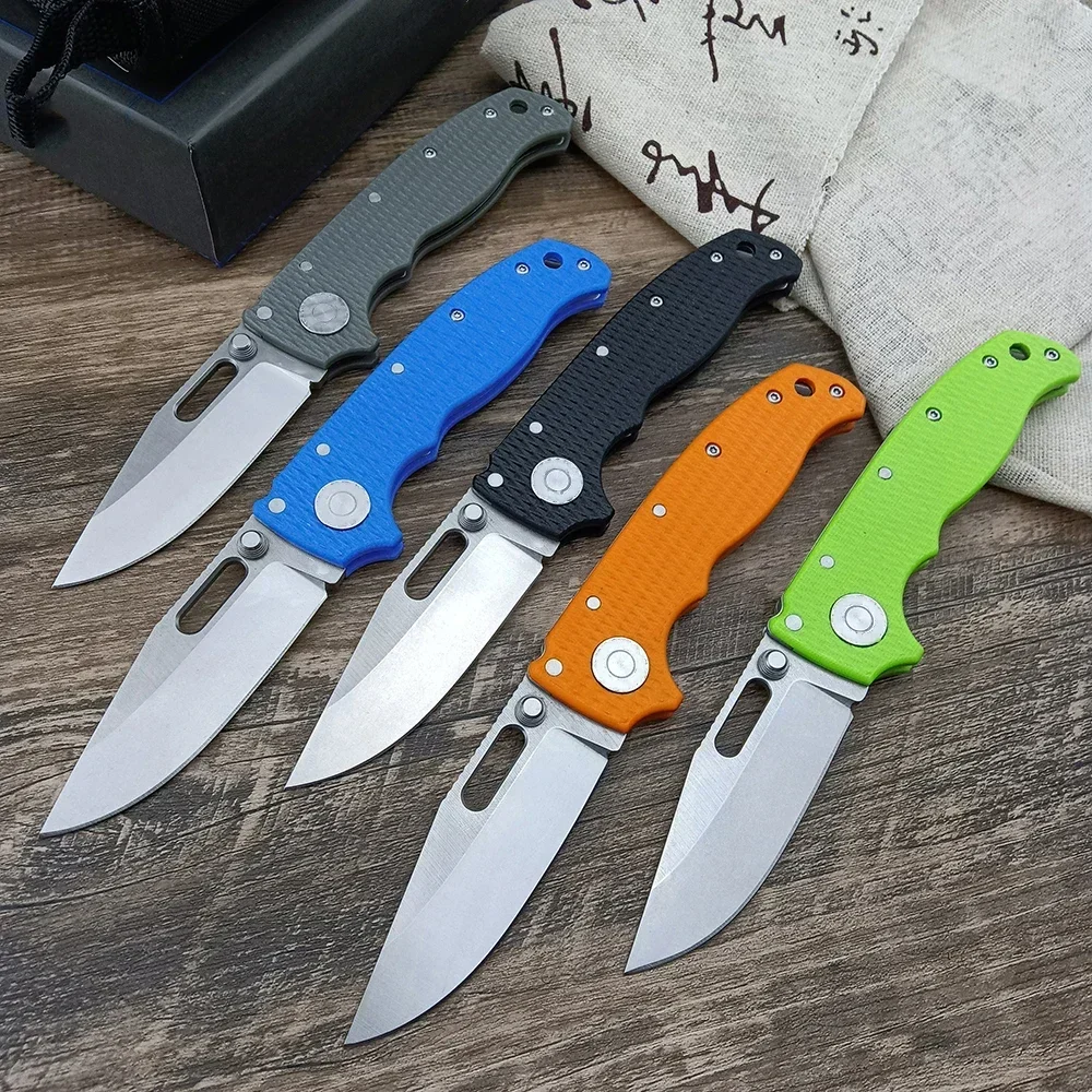 5 Models AD20 Shark Assisted Pocket Knife 8Cr13Mov Blade Black/Orange/Green G10 Handles Hunting Camping Tactical Gear Knives