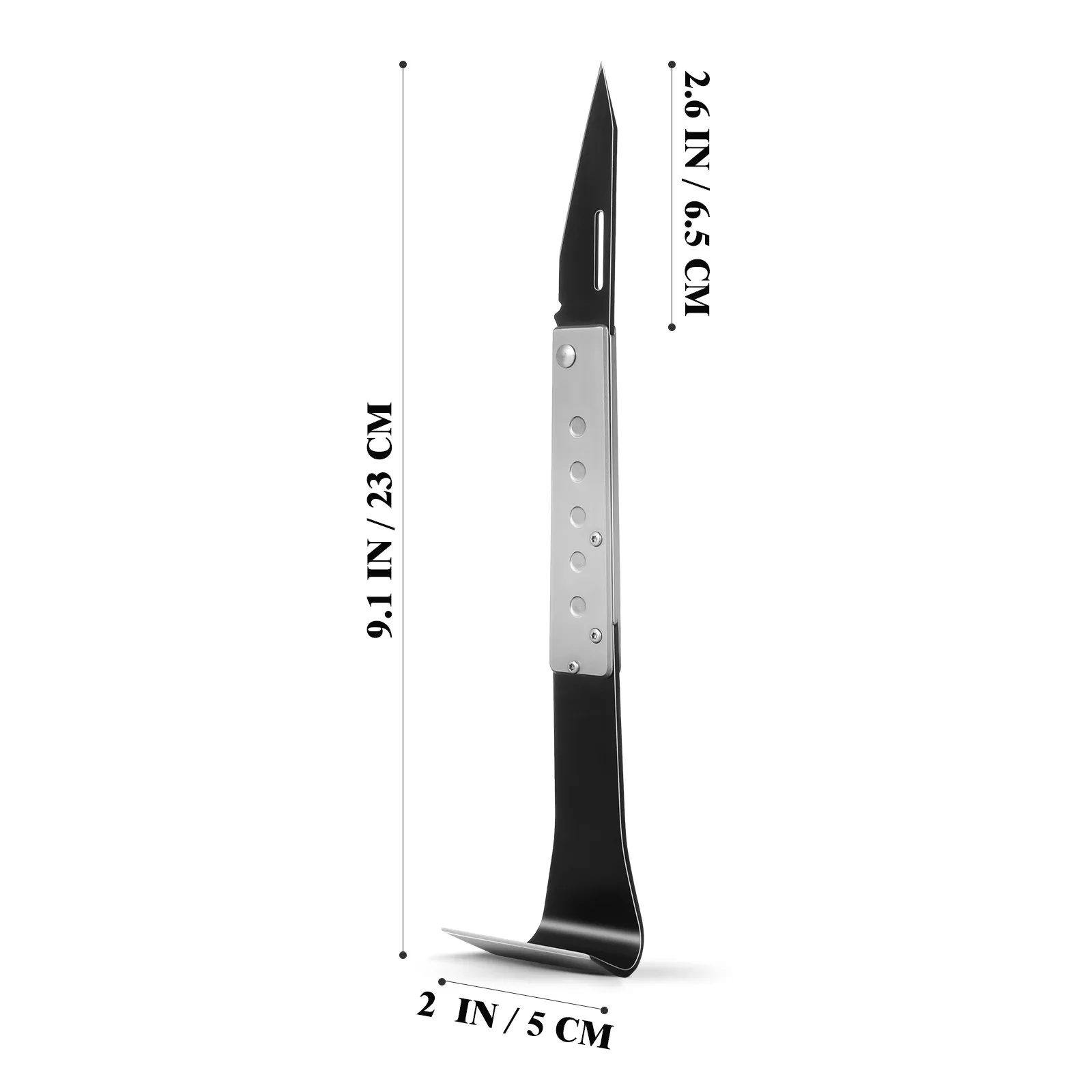 Heavy Duty Manual Bark Scraper High Hardness Stainless Steel Gardening Scarping Tool for Log Peeling Bark Debarking Efficiency