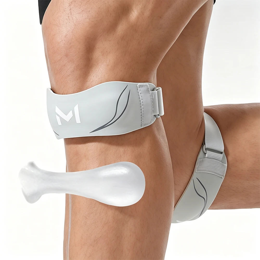 1/2Pcs Knee Brace with Gel Pads, Adjustable Patellar Tendon Support Strap for Men Women Running,Tennis,Workout,Basketball,Hiking