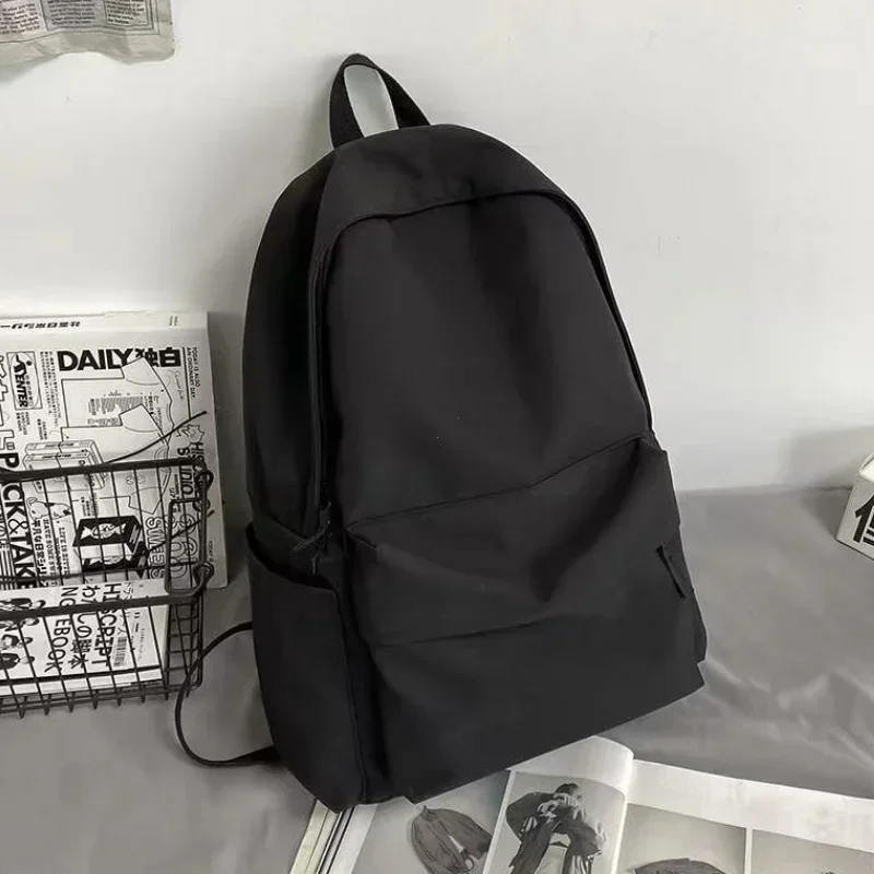Sac à dos polyvalent noir, gris, blanc, rouge, de haute qualité, grande capacité, sac de voyage imperméable, sac d'ordinateur en nylon lavable, unisexe