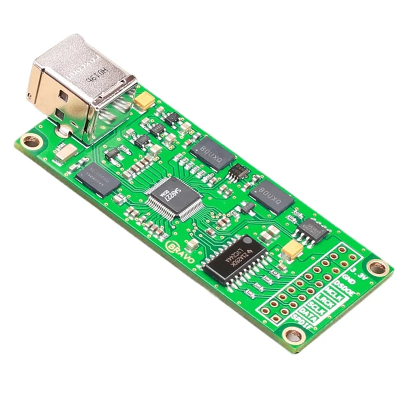 

【Sleek Design】SA9227 Digital I2S Interface USB Sound Card Compatible With Amanero XMOS Coaxial DAC
