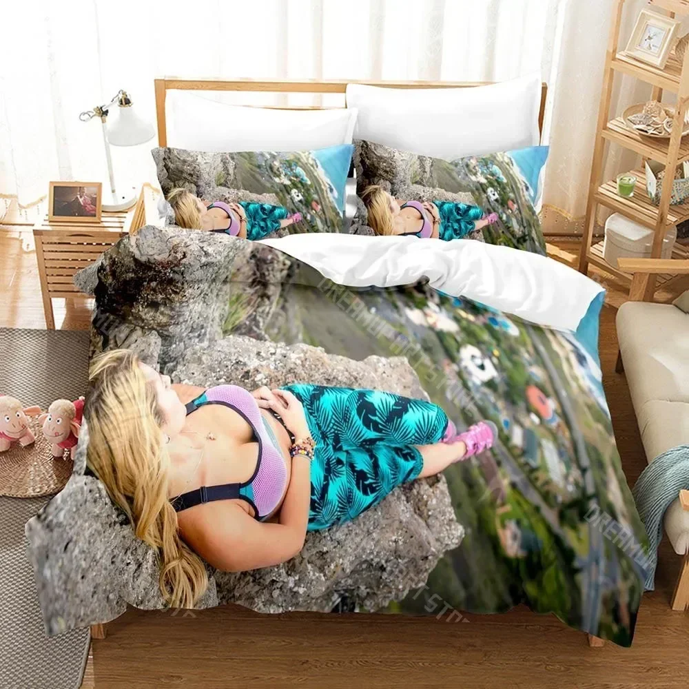 2026 Sexy Woman Bedding Set Single Twin Full Queen King Size Bed Set Aldult Kid Bedroom Duvetcover Sets 3D Print Anime Bed Sheet