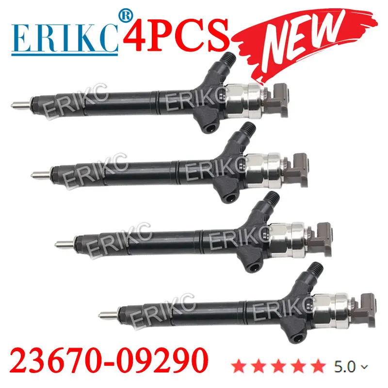 4PCS New Injector 23670-09290 For Toyota Corolla Verso 2367009290, 23670 09290 Diesel Engine Fuel Injector Nozzle Assy for Denso