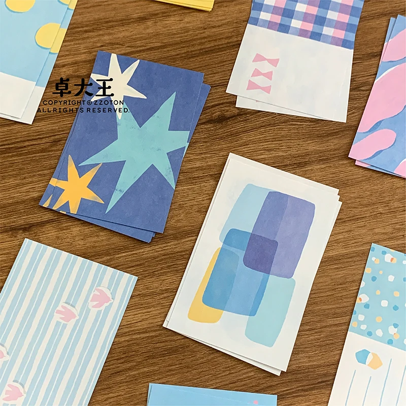 [Color M5/a7 Inner Page Memo Notes] A8 Material Paper Double-sided Printing Literature