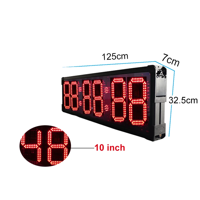 Custom Timer That Works in Bright Sunlight and Extreme Conditions – Real-World Review of the 10-Inch LED Wall Clock