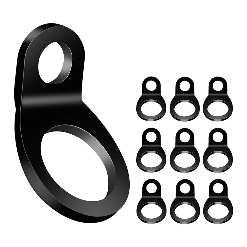 

BMBY-Lashing Rings Tie-Down Strap Rings Hooks Stainless Steel Tie-Down Anchors For Tiedown Attachment 10Pcs