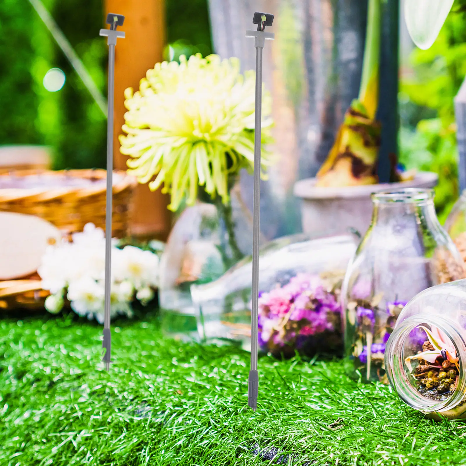 

5Pcs Mini Street Light Models Metal ABS Miniature Streetlamp for Dollhouse Garden Room Decor Landscape Sand Table Decoration