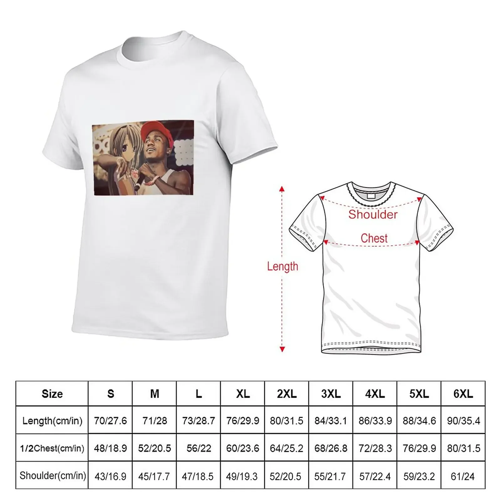 Hopsin x Tomoyo (Clannad) T-Shirt anime clothes for a boy men t shirt