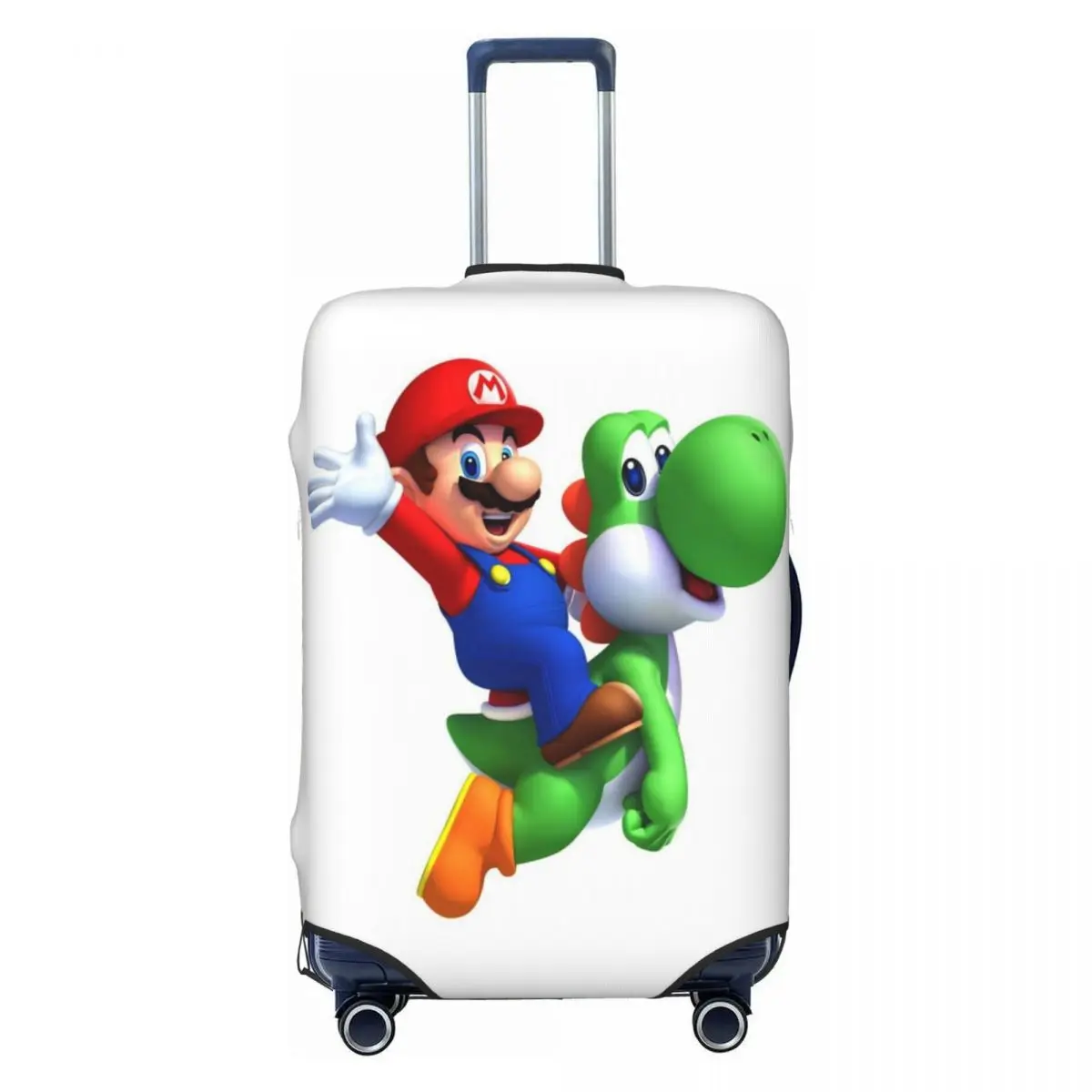 

Custom M-Marioed Game Travel Luggage Cover Washable Suitcase Cover Protector Fit 18-32 Inch