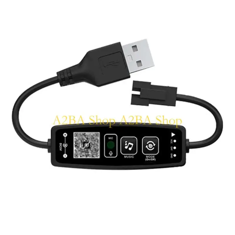 A2BA USB / DC12-24V LED Strips Controller With Group Control Timing Feature For DIY Lighting Projects