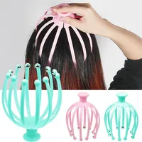 12/18 claws Head Massager Neck Massage Octopus Scalp Stress Relax Spa Healing Alloy Health Care Tool Body Head Massage Beauty