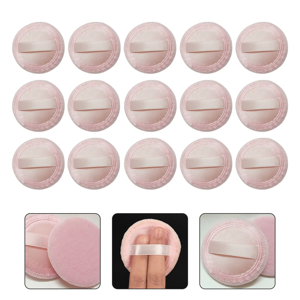 20pcs High Puff For Loose Powder Makeup Tools Smooth Finish Face Makeup Loose Powder Puff Tools Cosmetics Pads