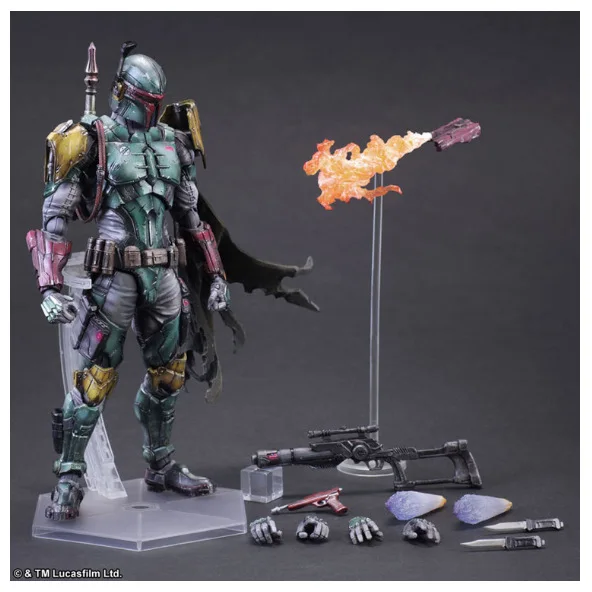 

Коллекционные фигурки Play Arts Kai: Звездные войны, аниме-фигурки Боба Фетта, Дарта Вейдера, штурмовика, Мола. Подвижные модели, игрушки, подарки.