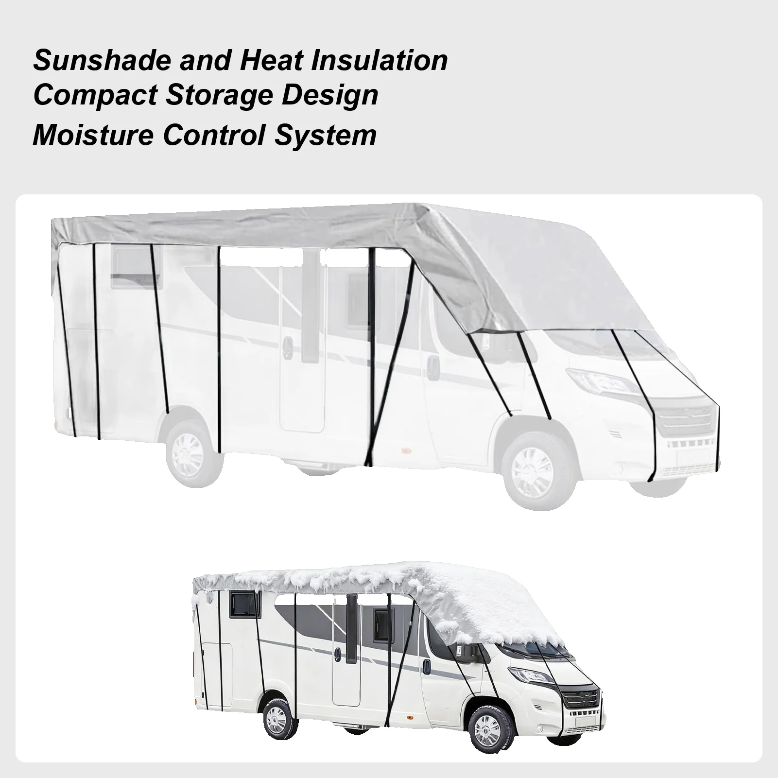 

Защитный чехол на крышу для автофургона, кемпинга, 210D, водонепроницаемый пылезащитный холст, защита от ультрафиолета, солнцезащитный козырек, солнцезащитный чехол для навеса для автофургона