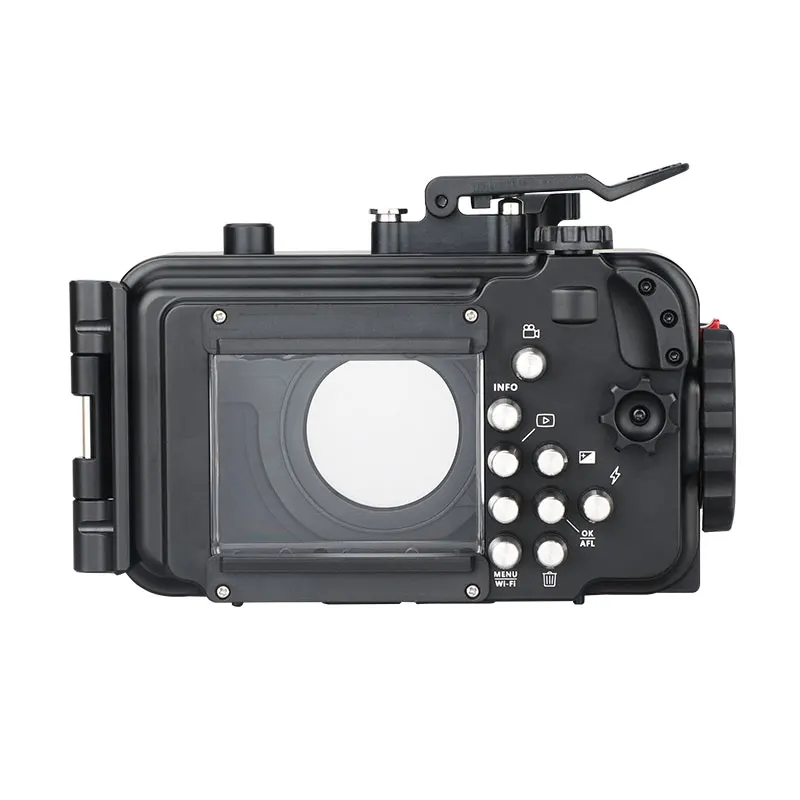 غطاء غوص كاميرا WEEFINE WFH TGS TG لأوليمبوس TG7/TG6/TG5 - تصنيف عمق 100 متر، معدات تصوير تحت الماء عالية الجودة #2