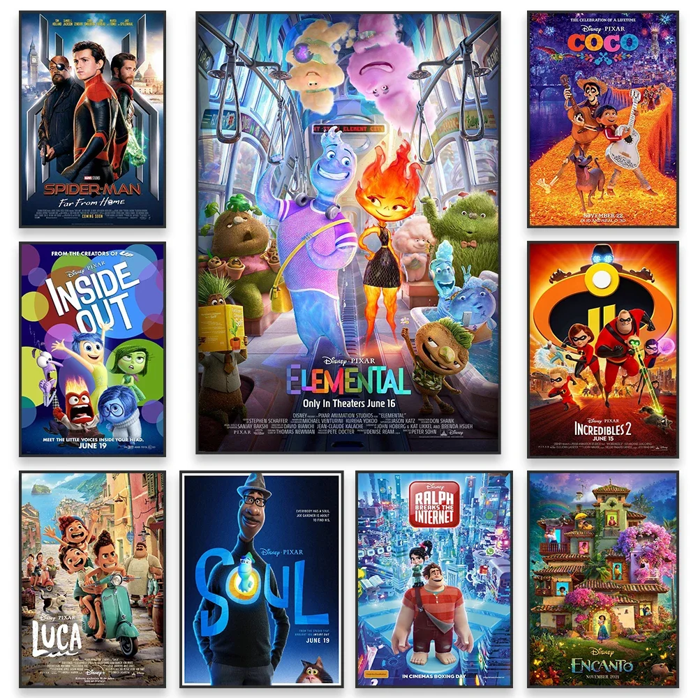 Encanto Coco: La Pintura en Lienzo que Combina la Magia de Dos Clásicos de Disney