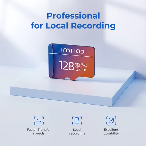 Imagen 2 del producto Tarjeta Micro SD IMILAB 32G 64G 128G Tarjeta de memoria de videovigilancia para cámara