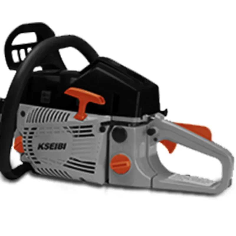 KSEIBI Good Performance Gasoline Chain Saw, 2600W, 58cc For Easy Horizontal Sawing.