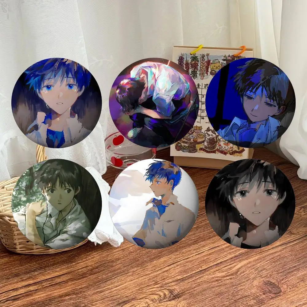 

S-Shin-jis Ikaris Brooches Stylish Ornament Pins Exquisite Round Badge Bag Accessories Jewelry Gifts