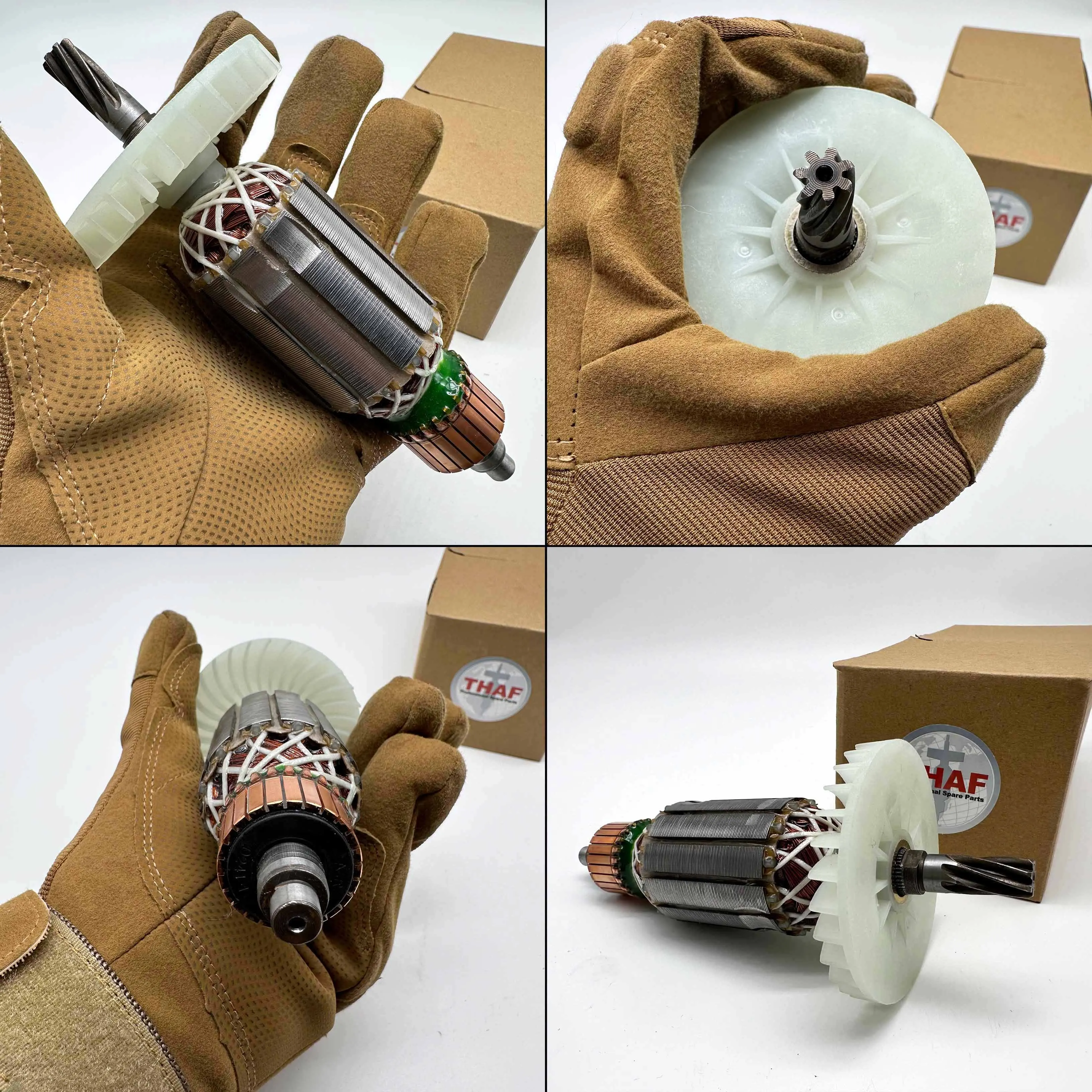 AC 220V 240V MT580 Armature Rotor For Maktec Circular Saw Spare Parts Power Saw MT 580