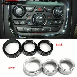 For Dodge Durango 2014 2015 2016 2017 2018 2019 2020 Car Volume Control Cover AC Switch Button Trim Interior Accessories