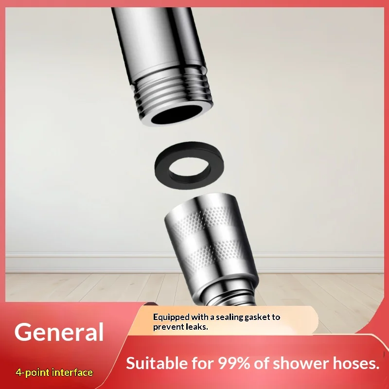 304 Stainless Steel Pressurized Shower Head, Super Powerful Bathroom Shower Head, Yuba Bath Shower Head Accessory 5
